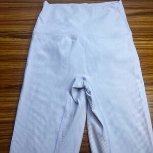 White High-Waisted Leggings